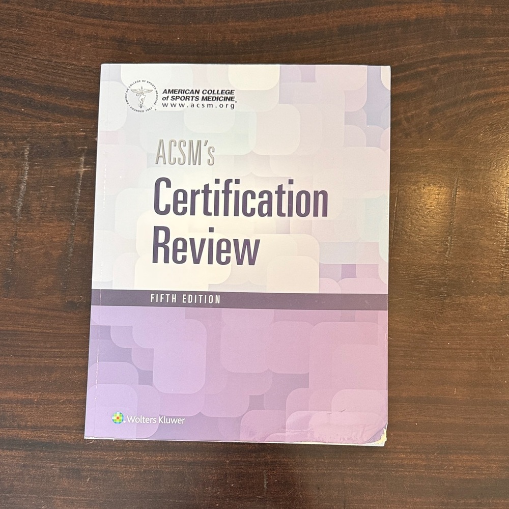 ACSM's Certification Review Book